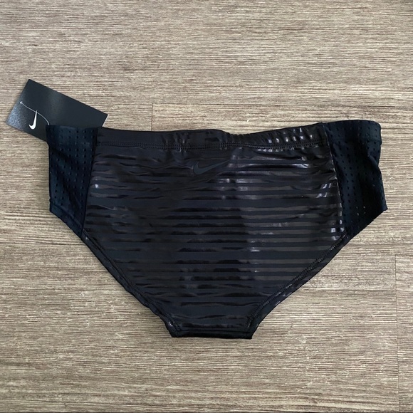 Nike Women’s Shine Stripe Bikini Bottom Swim - Picture 1 of 3